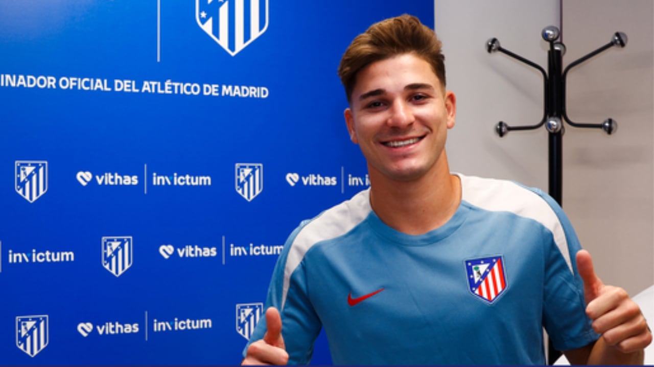 Julián Álvarez irá hasta 2023 con Atlético Madrid