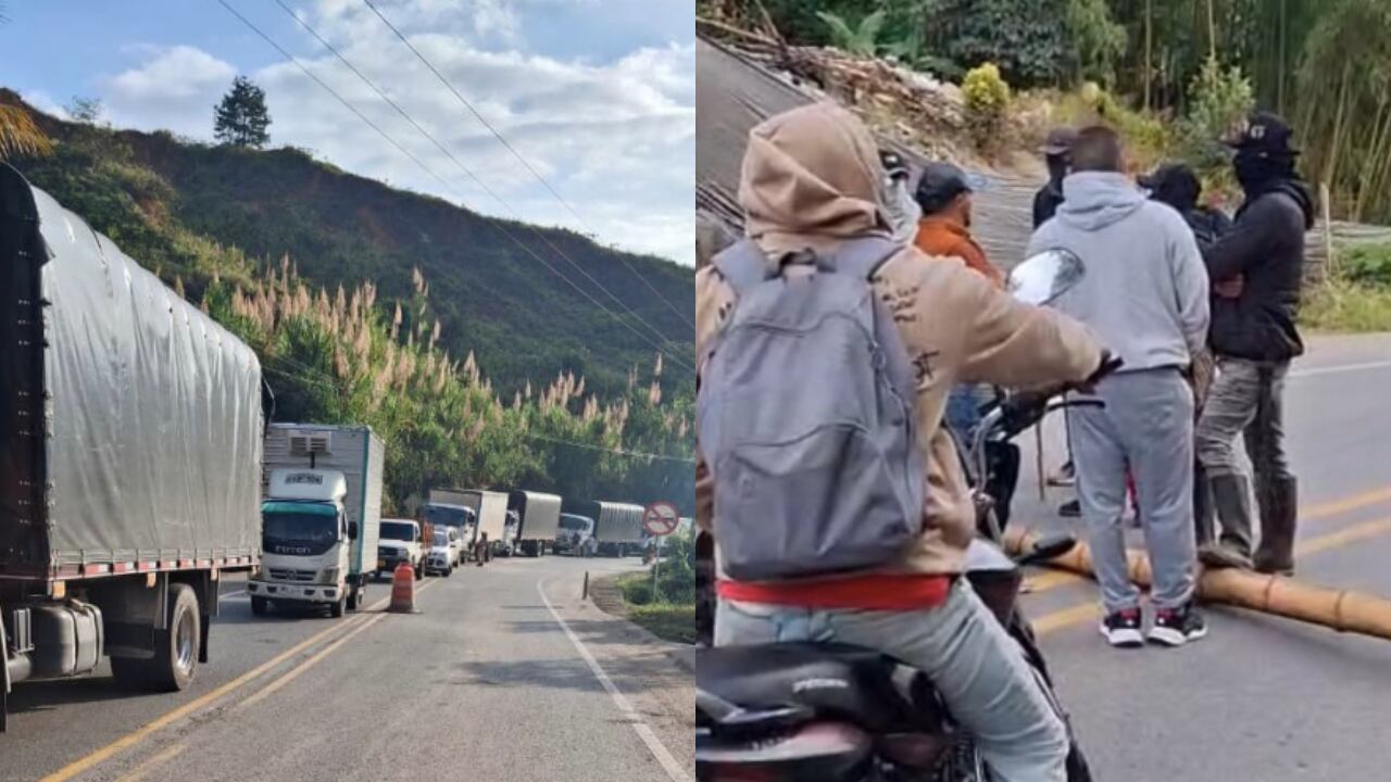 Bloqueos en la vía Panamericana.
