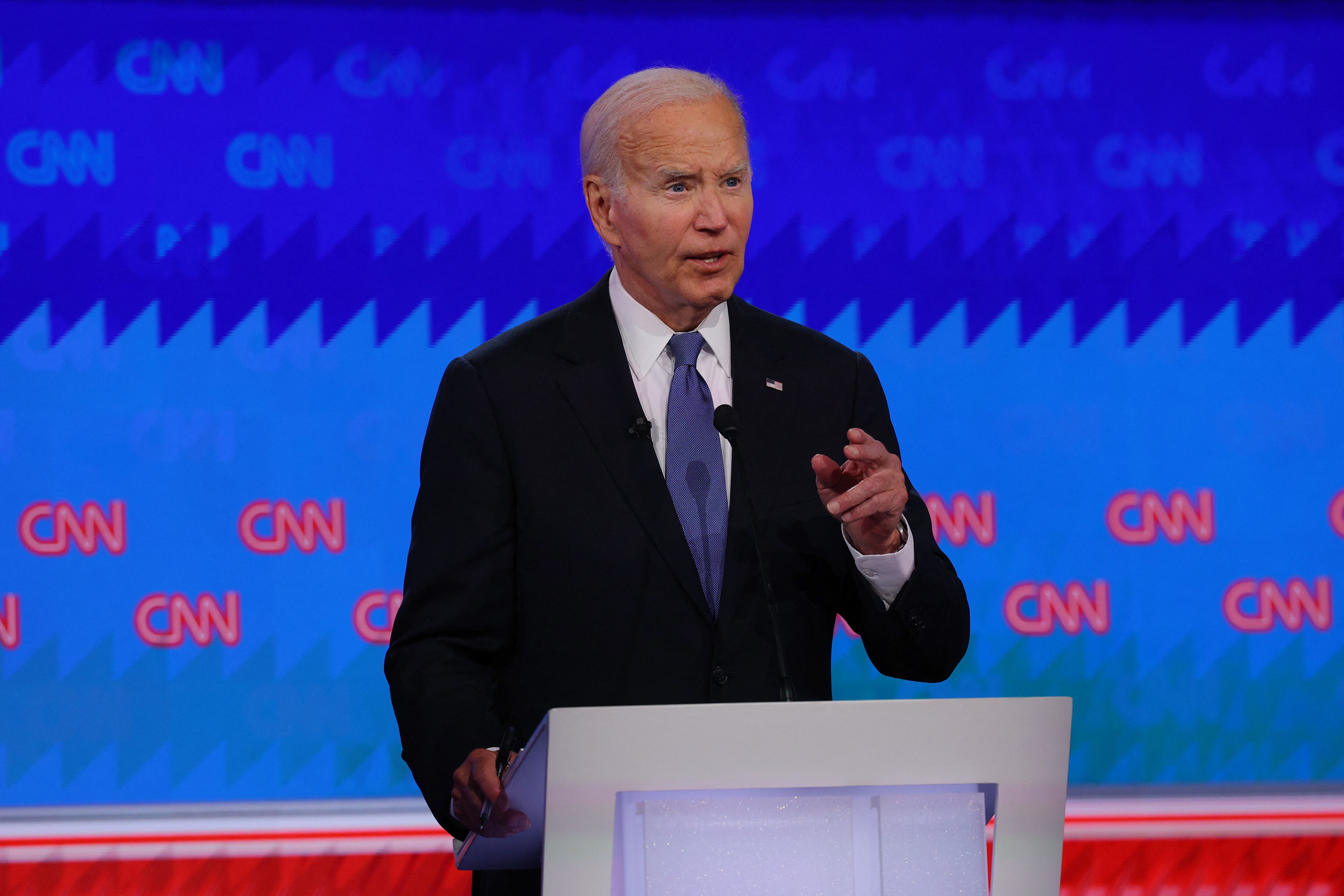 Biden, Trump  Debate presidencia
