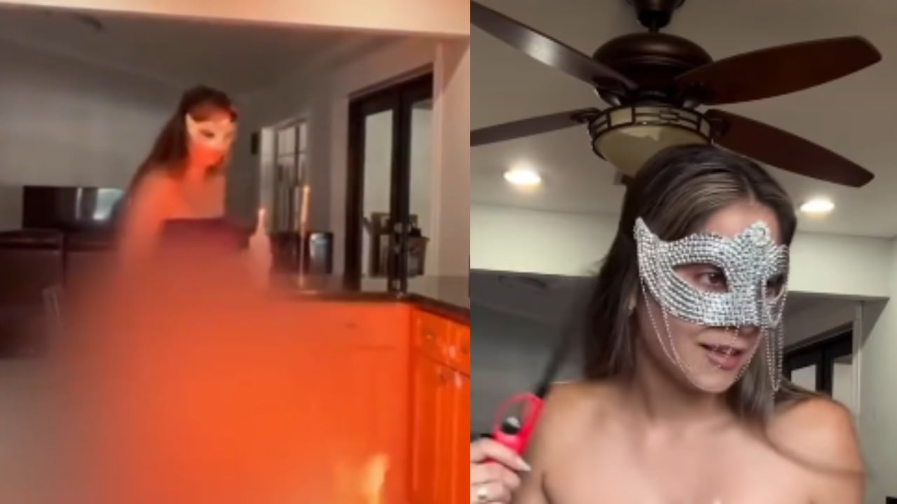 Mujer encendió su casa y puso cera caliente a sus hijas