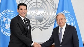 Mauricio Gaona y António Guterres.