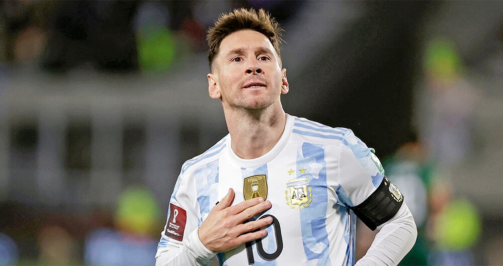 Lionel Messi, el máximo goleador en la historia de selecciones suramericanas. 