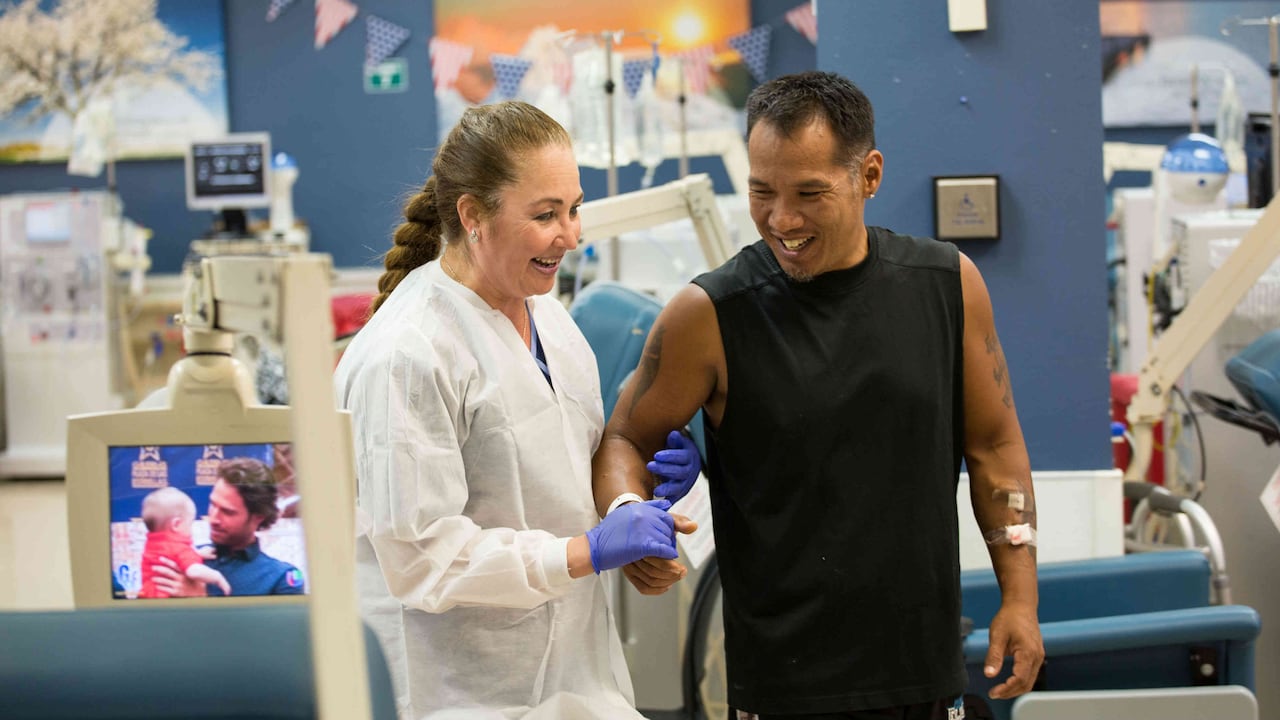 Todo el equipo de trabajo de DaVita está comprometido para garantizar la calidad de vida de los pacientes