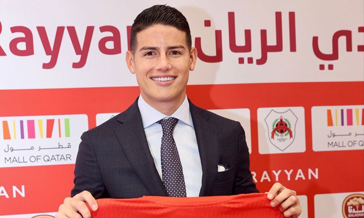 James Rodríguez, nuevo jugador del Al-Rayyan. Foto: Al-Rayyan oficial