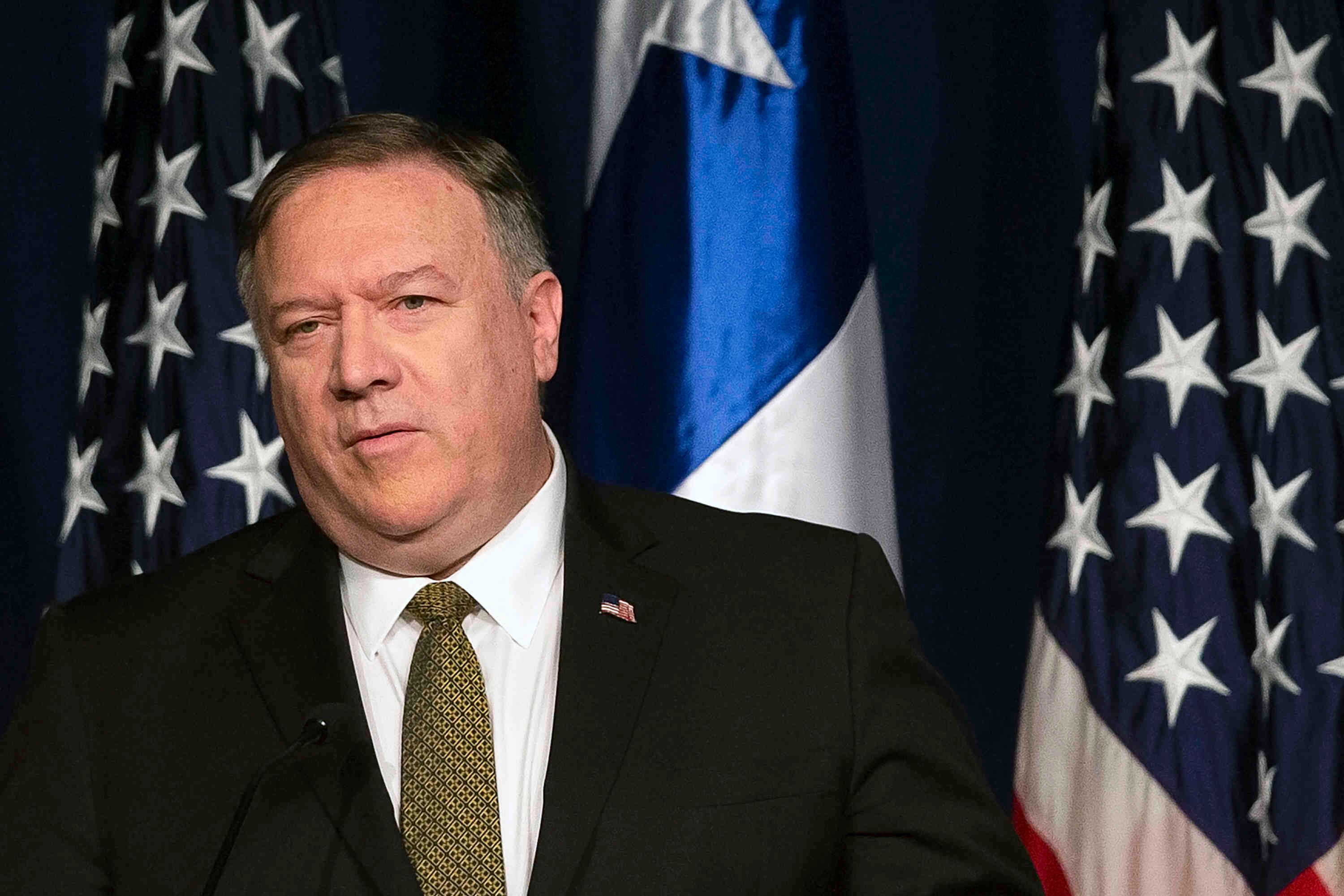 Mike Pompeo, ex secretario de Estado también aparece en la baraja de precandidatos a la nominación. 