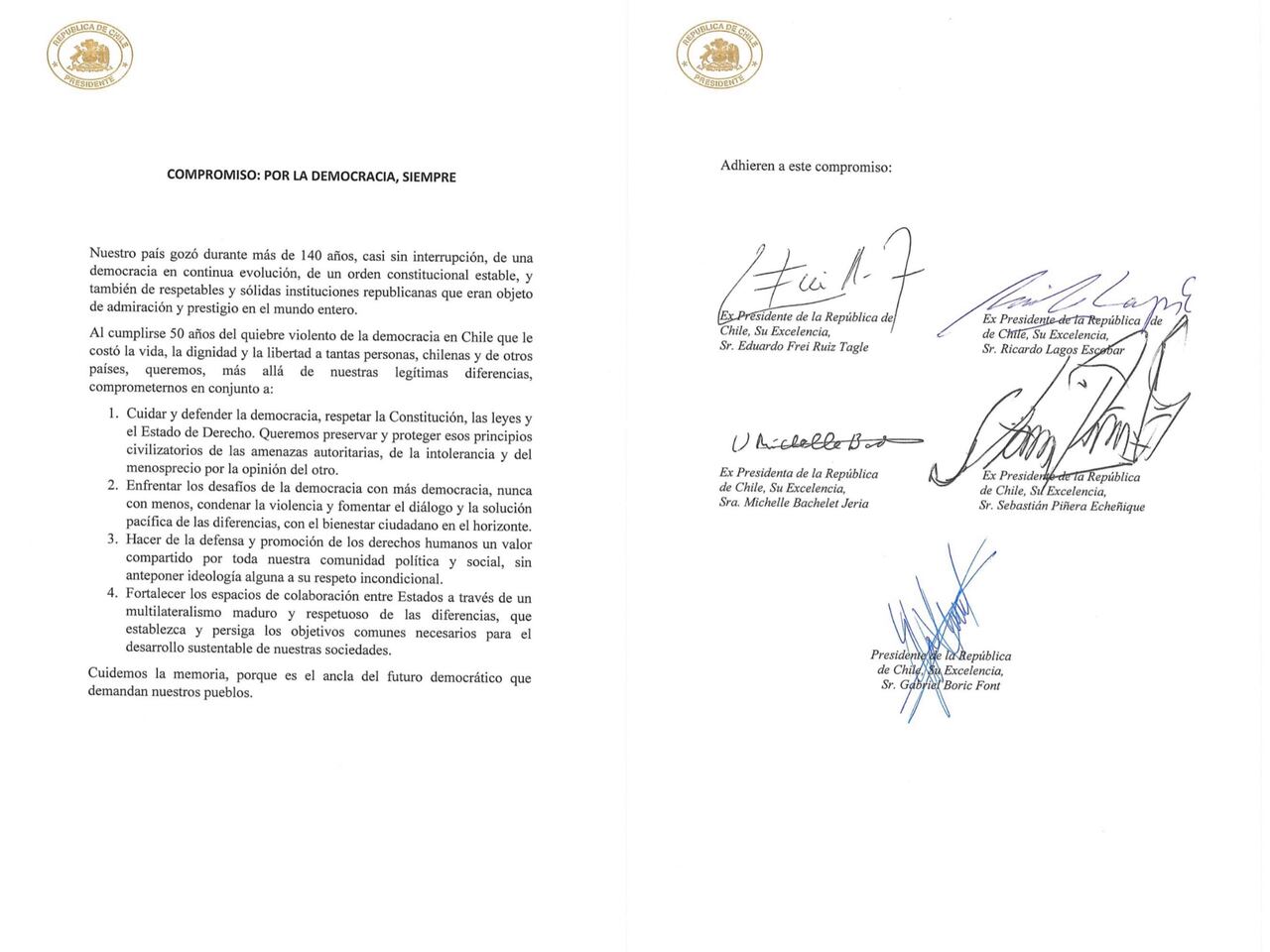 Boric. Foto: X @GabrielBoric.