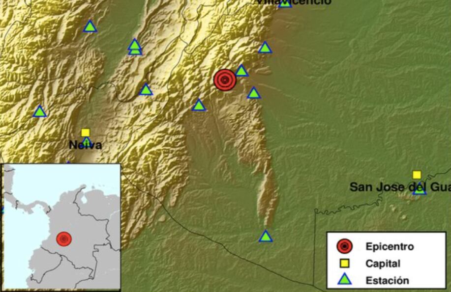 Temblor en Meta, hoy lunes 2 de marzo.