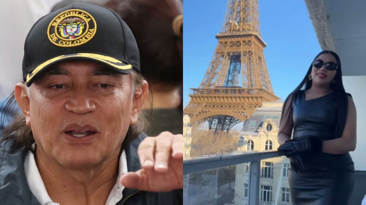 Gustavo Bolívar y la senadora Martha Peralta.