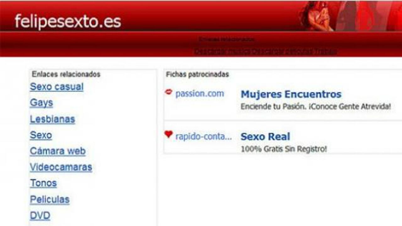 Hasta el miércoles 4 de junio esto era lo que se veía en www.felipesexto.es