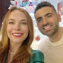 Lindsay Lohan y su esposo Bader Shammas.