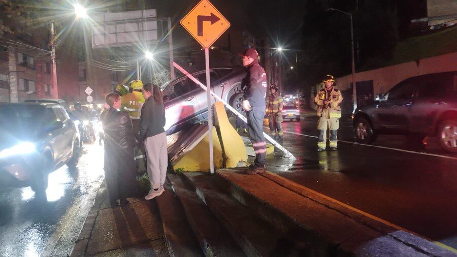 Accidente en la Avenida Circunvalar detiene el tráfico de la ciudad. - X (@BogotaTransito)
