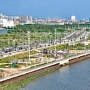 El Gran Malecón es un espacio público multipropósito, ubicado sobre la ribera del río Magdalena.