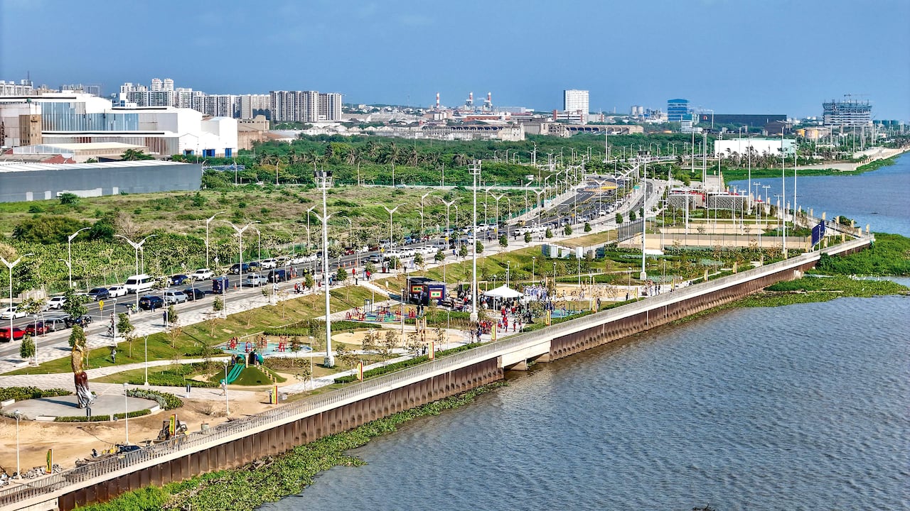 El Gran Malecón es un espacio para conocer cuando viaje a Barranquilla