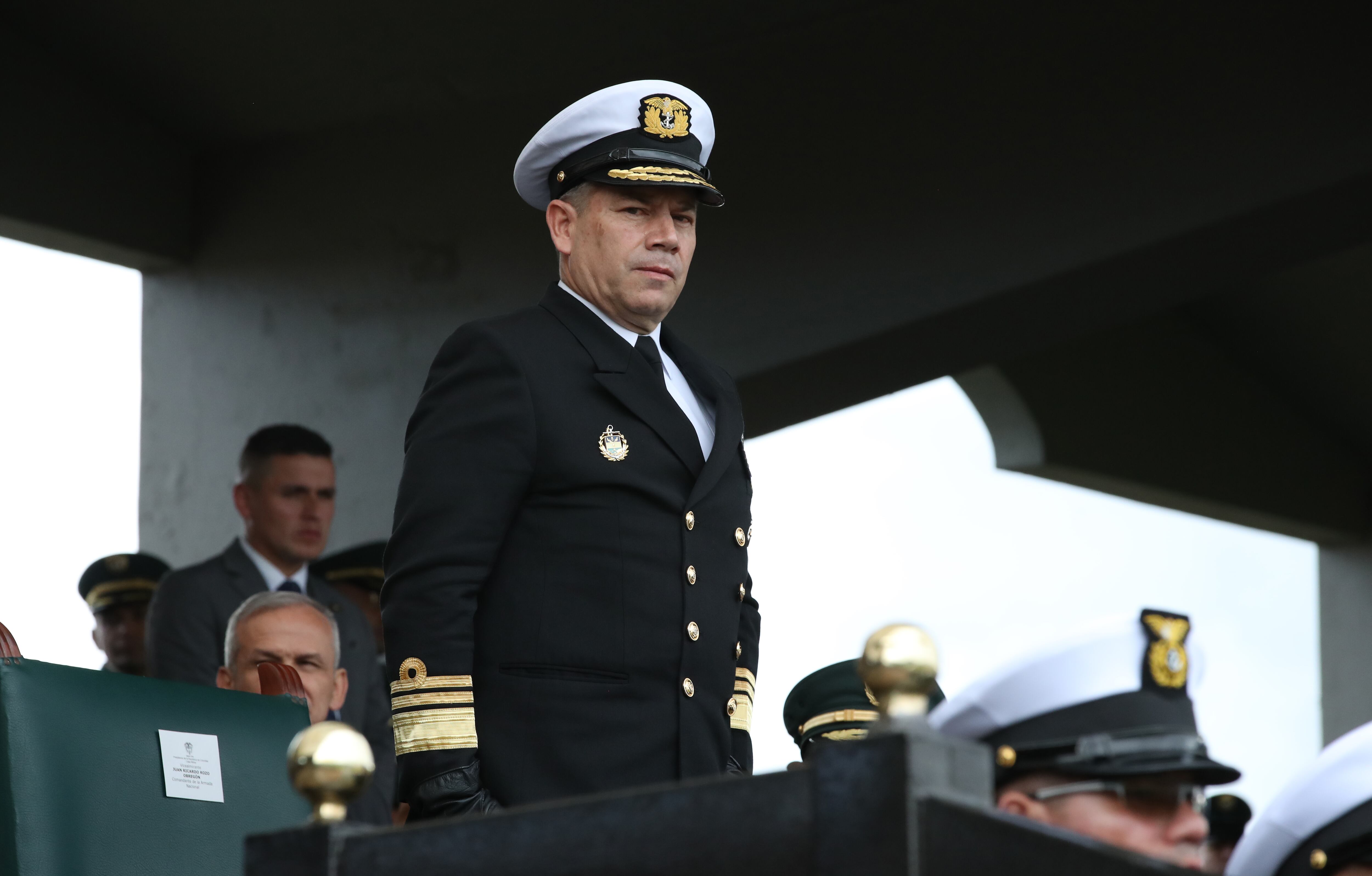 Ceremonia de transmisión de mando 
Vicealmirante Juan Ricardo Rozo comandante de la Armada Nacional
Escuela Militar de Cadetes General José María Córdova
Bogota julio 9 del 2024
Foto Guillermo Torres Reina / Semana