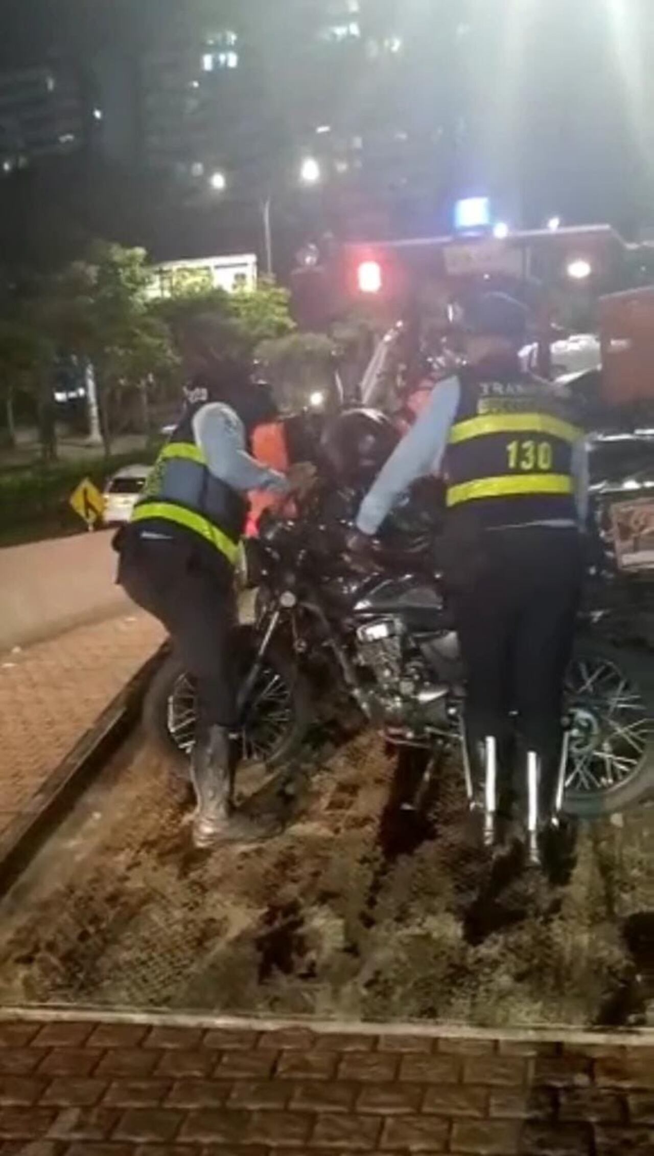 El operativo se realizó en el sector del Cacique.