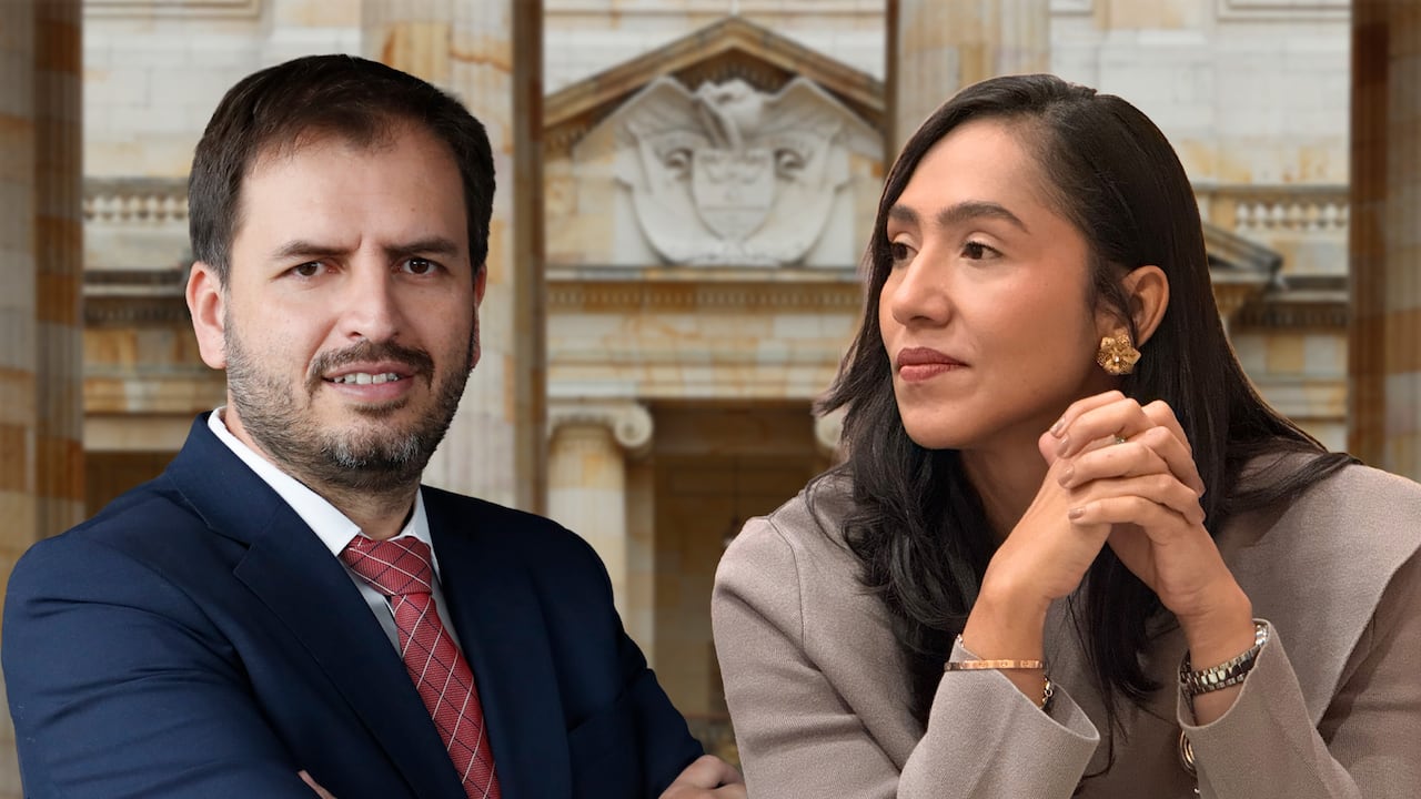 De izquierda a derecha: Andrés Forero y Claudia Margarita Zuleta.