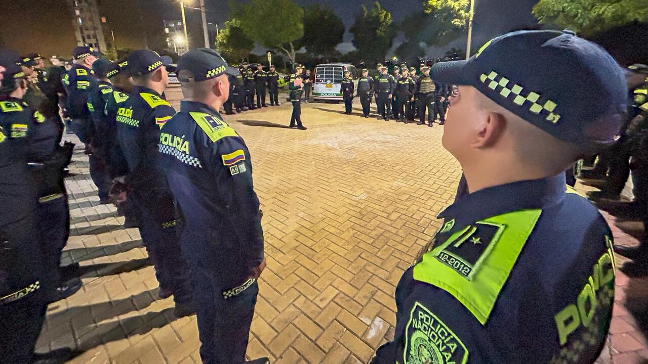 Operativos de la Policía de Barranquilla.