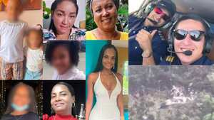 Víctimas de accidente aéreo en Antioquia.