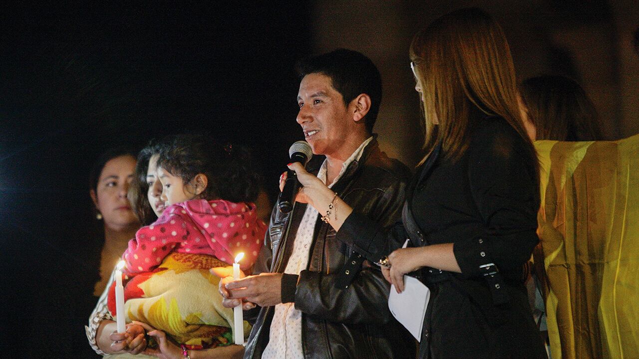 La familia Samboní vive con temores. 