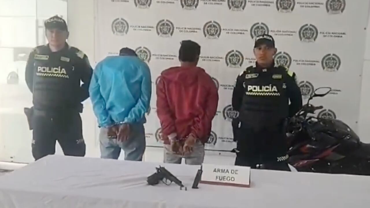 Captura de presuntos homicidas de una persona en el barrio Ciudad Bolívar, de Bogotá.