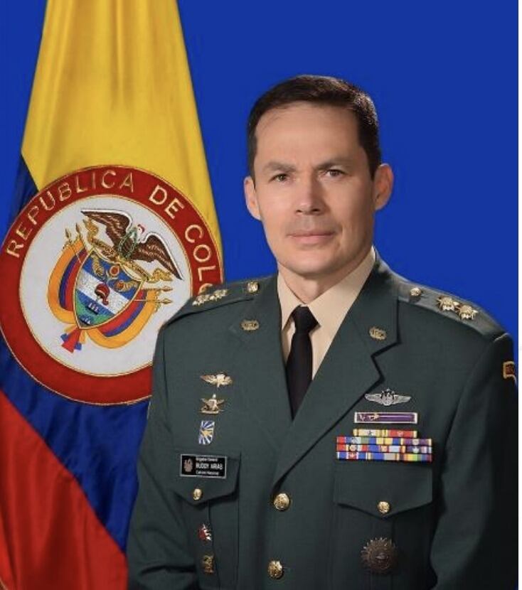 Jefe de Estado Mayor de Planeación y Políticas: brigadier general Ruddy Smith Arias Rodríguez
