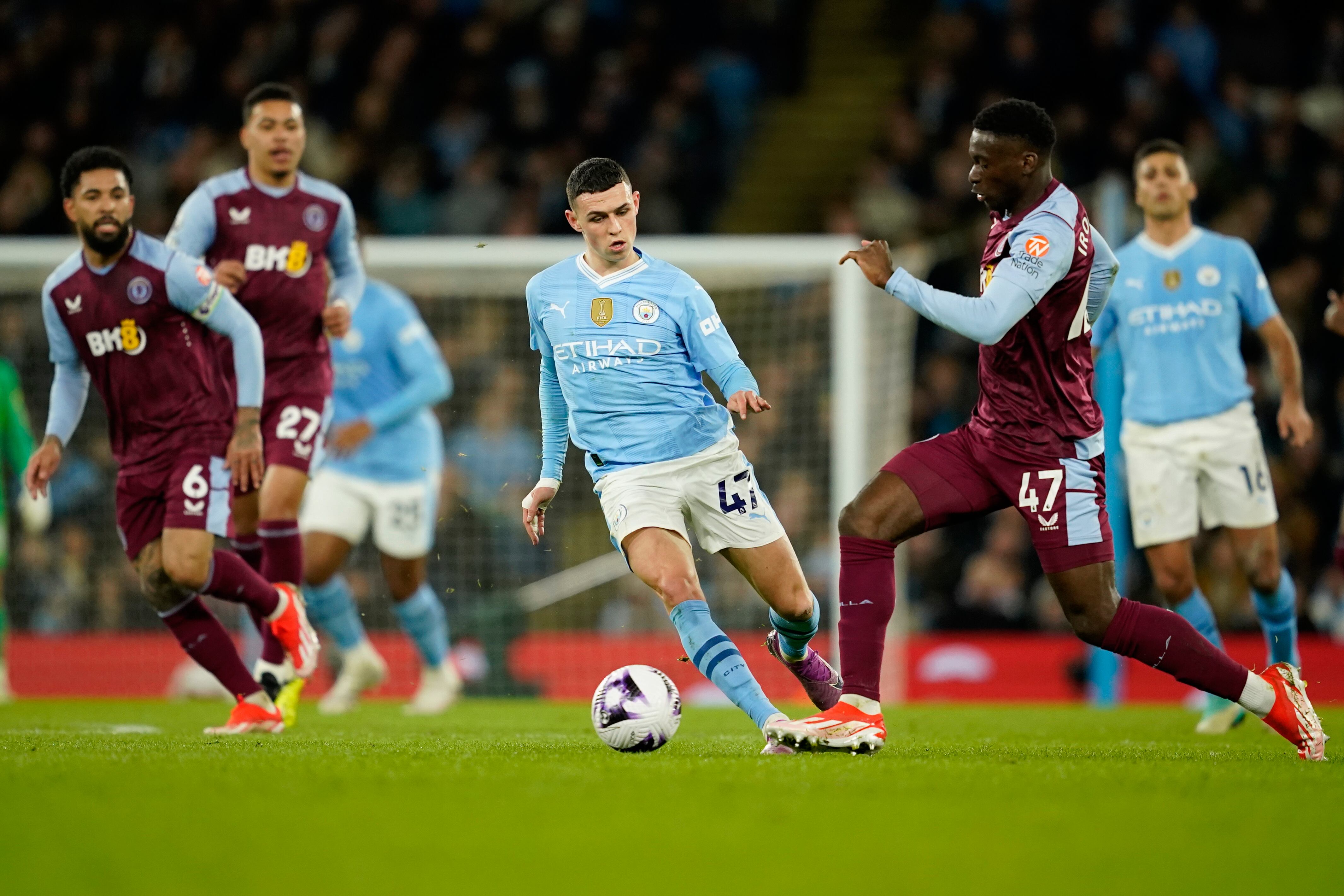 Manchester City vs Aston Villa - jornada 31 - Premier League