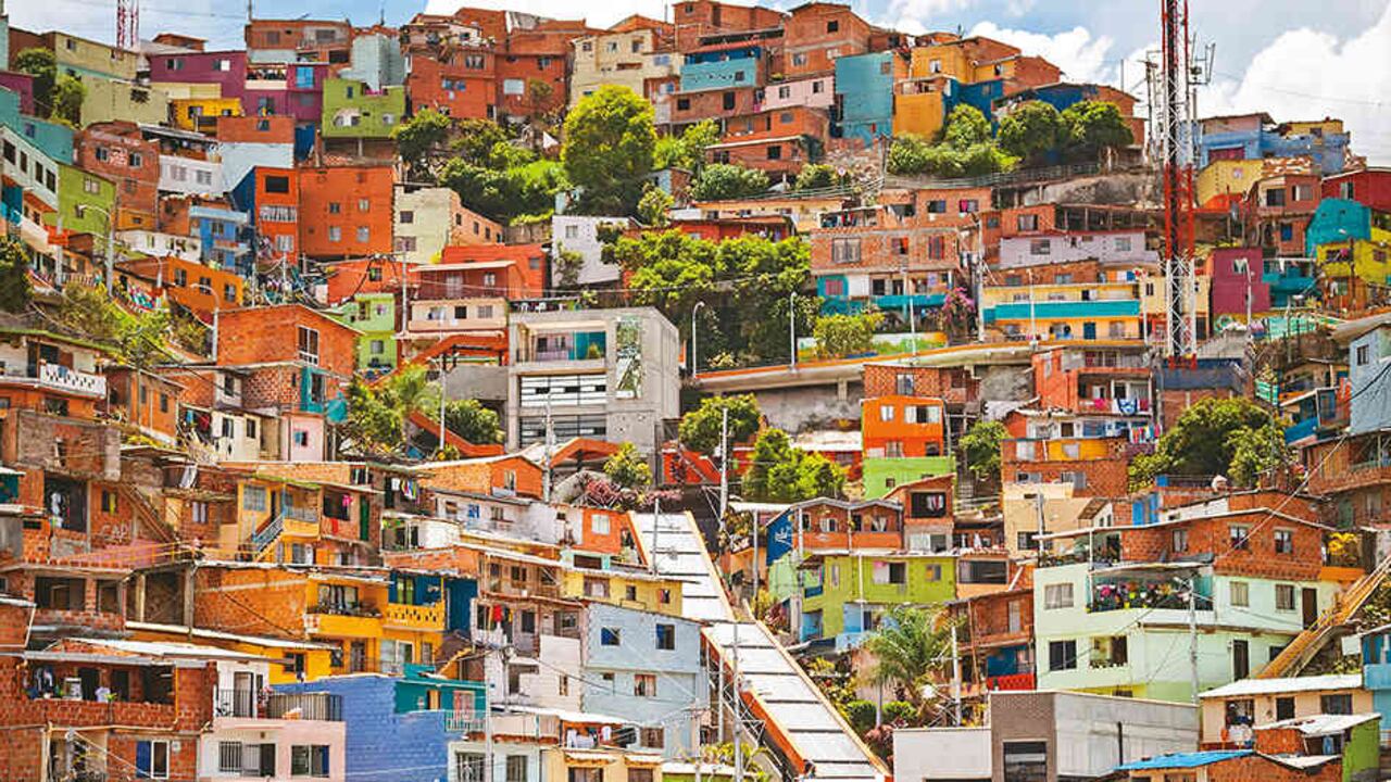 San Javier, comuna número 13 de Medellín, ubicada en el occidente de la ciudad.