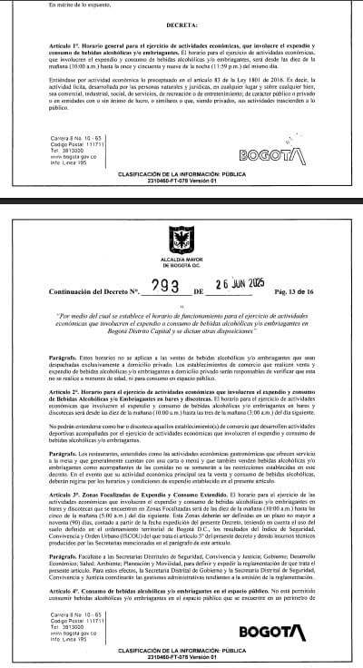 Decreto de extensión de la Rumba