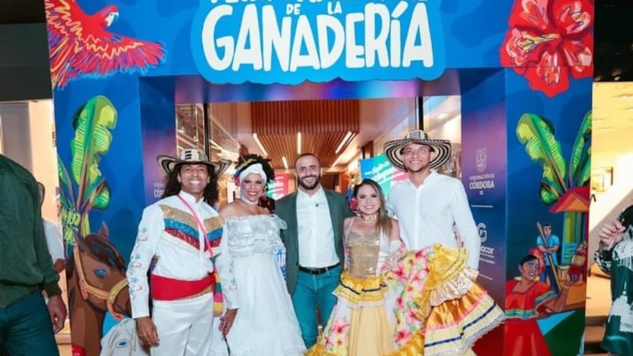 Erasmo Zuleta Bechara, gobernador de Córdoba, durante el lanzamiento de la Feria Nacional de la Ganadería 2025.