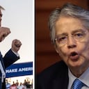 Donald Trump y Guillermo Lasso tuvieron discursos similares luego de las decisiones de la justicia en contra de ellos