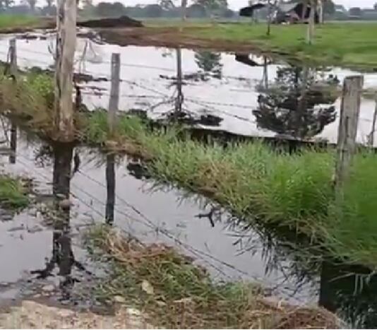 El derrame de crudo podría generar una emergencia ambiental.