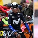 Nairo Quintana y Daniel Martínez en el Giro de Italia 2024