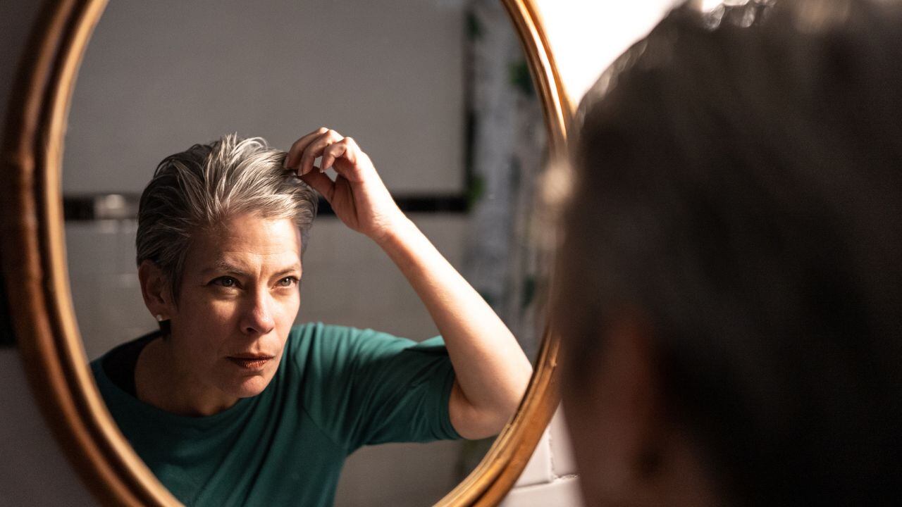 Líquido para las canas.