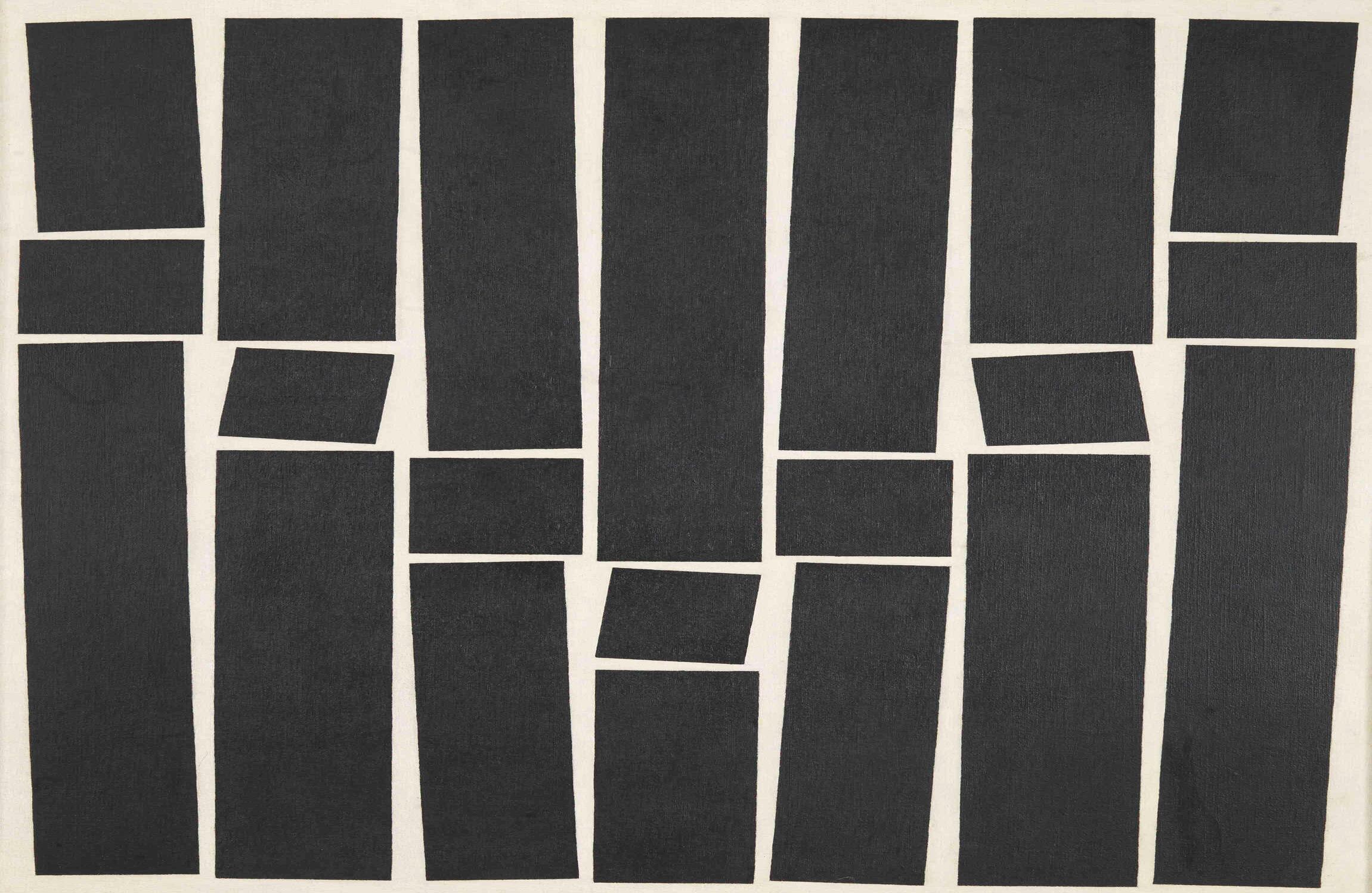 6. Hélio Oiticica, (Brazilian, 1937–1980). Painting 9. 1959. Oil on canvas.