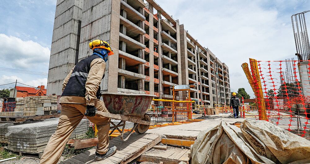 Construcción en Bogotá.