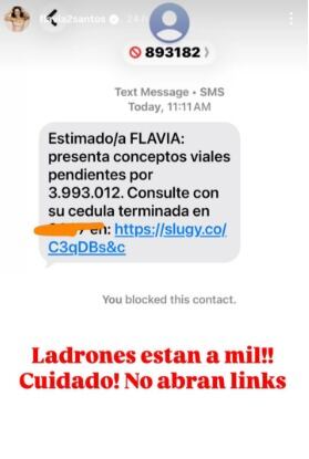 Denuncia Flavia Dos Santos