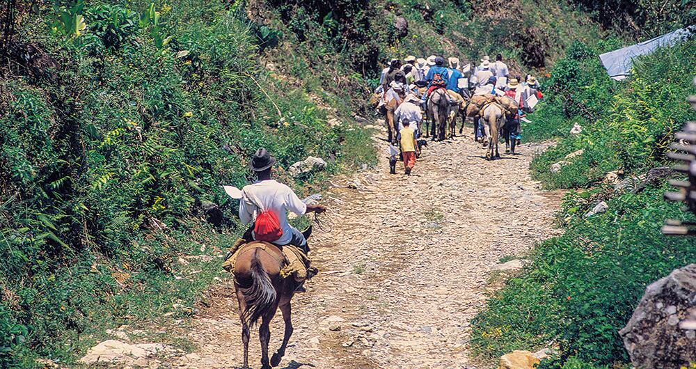 El desplazamiento de la población civil es frecuente en diferentes regiones del país. 