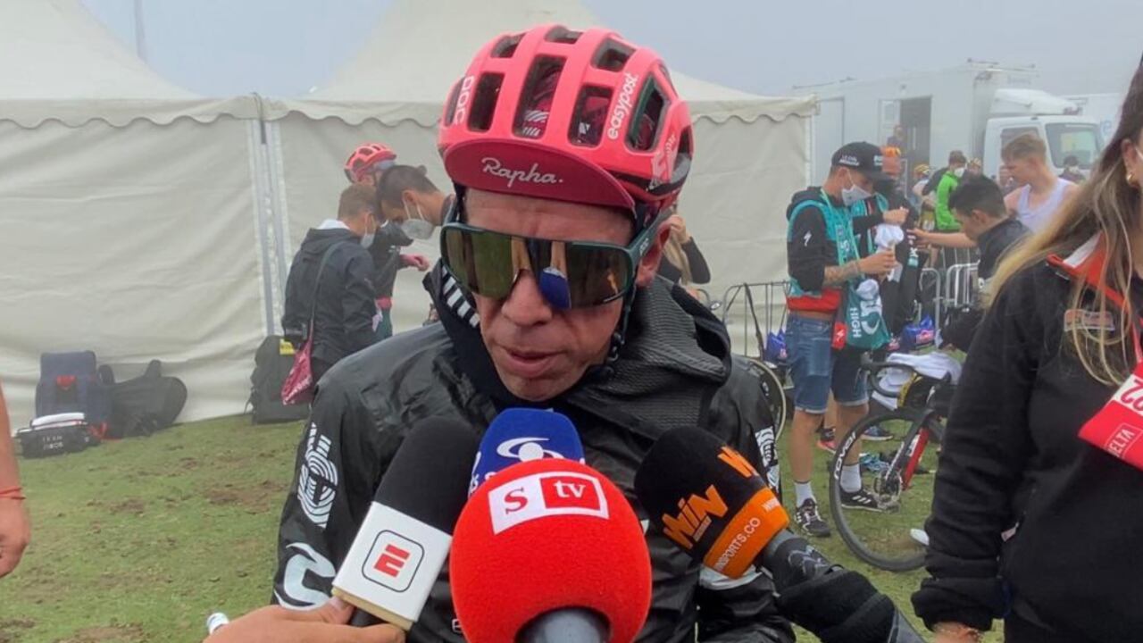 El ciclista colombiano es decimoctavo en la ronda ibérica.