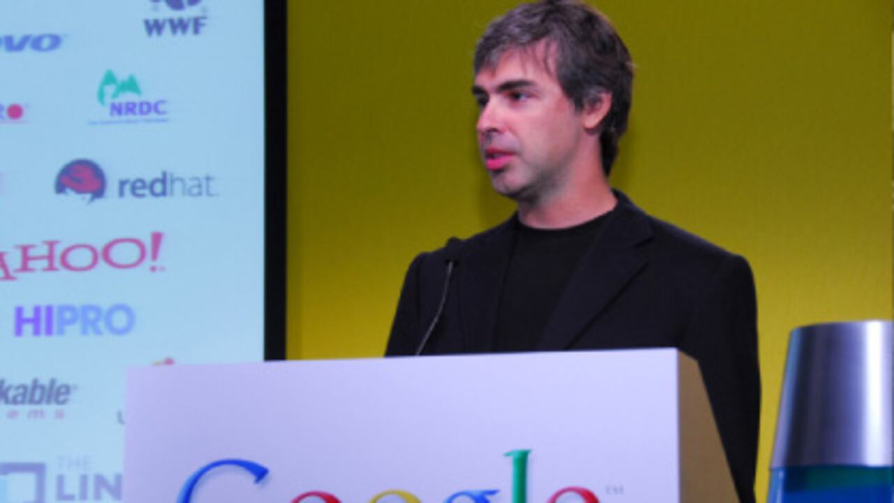 Larry Page, CEO de Google, dice que sus competidores se están aliando para detener la penetración del sistema operativo Android.