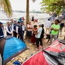 Defensoría visitó Necoclí, uno de los municipios que más alberfa migrantes en su paso por el Darién.