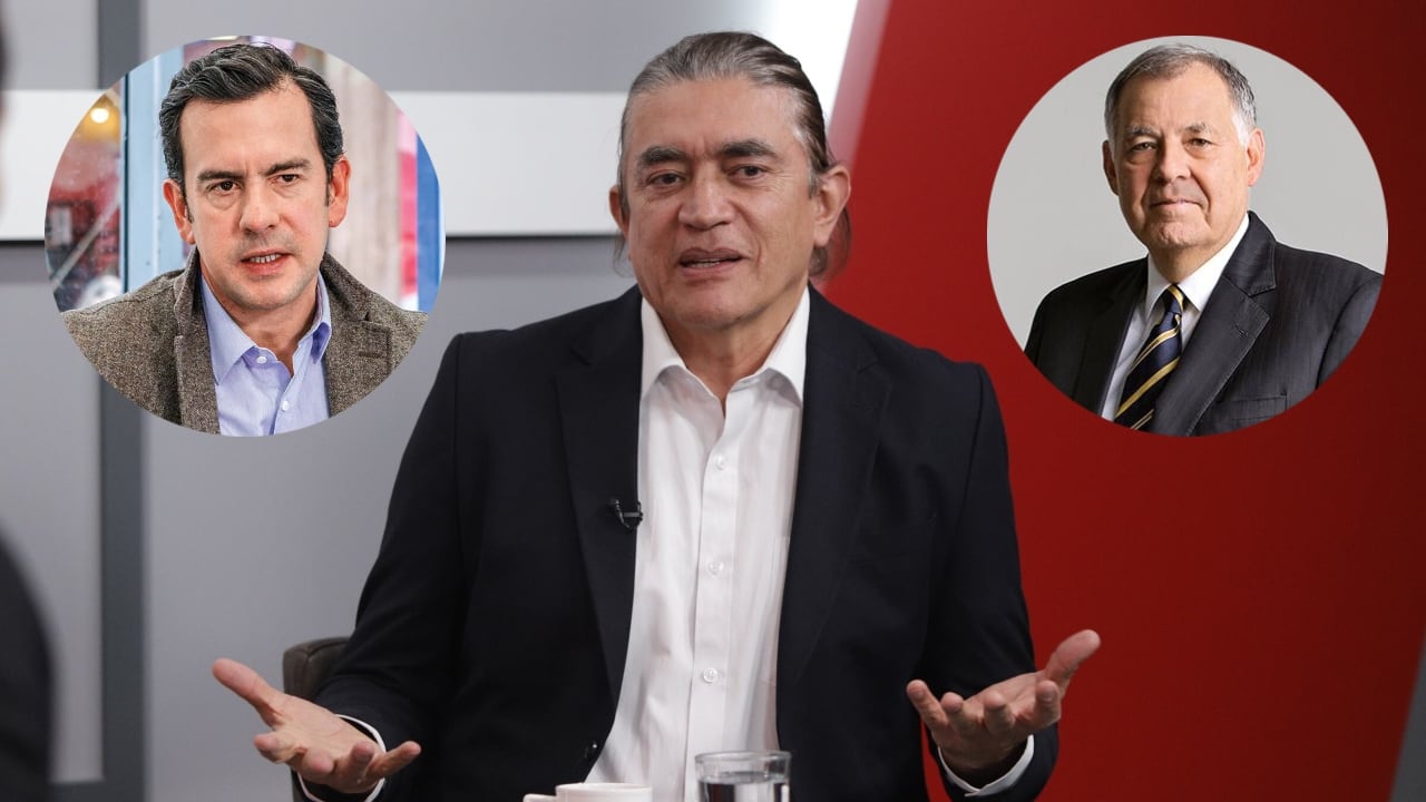 Gustavo Bolívar, Rodrigo Lara y Alejandro Ordóñez.