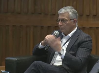 Carlos Betancourt, director de la Dian, en el Foro de Política Monetaria convocado por el Ministerio de Hacienda