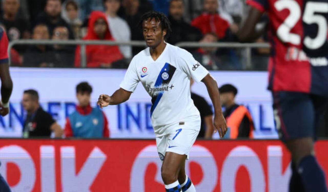 Juan Guillermo Cuadrado ve acción con Inter de Milán en el inicio de la temporada