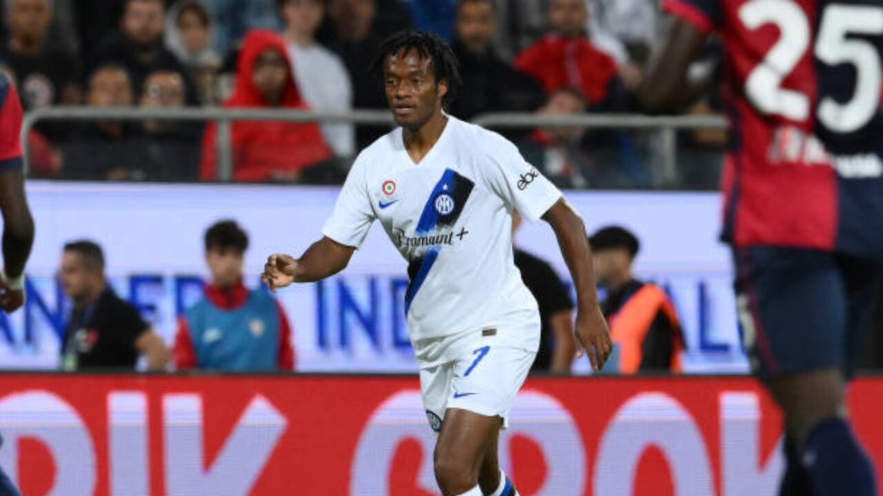 Juan Guillermo Cuadrado vio acción con Inter de Milán en el inicio de la temporada.