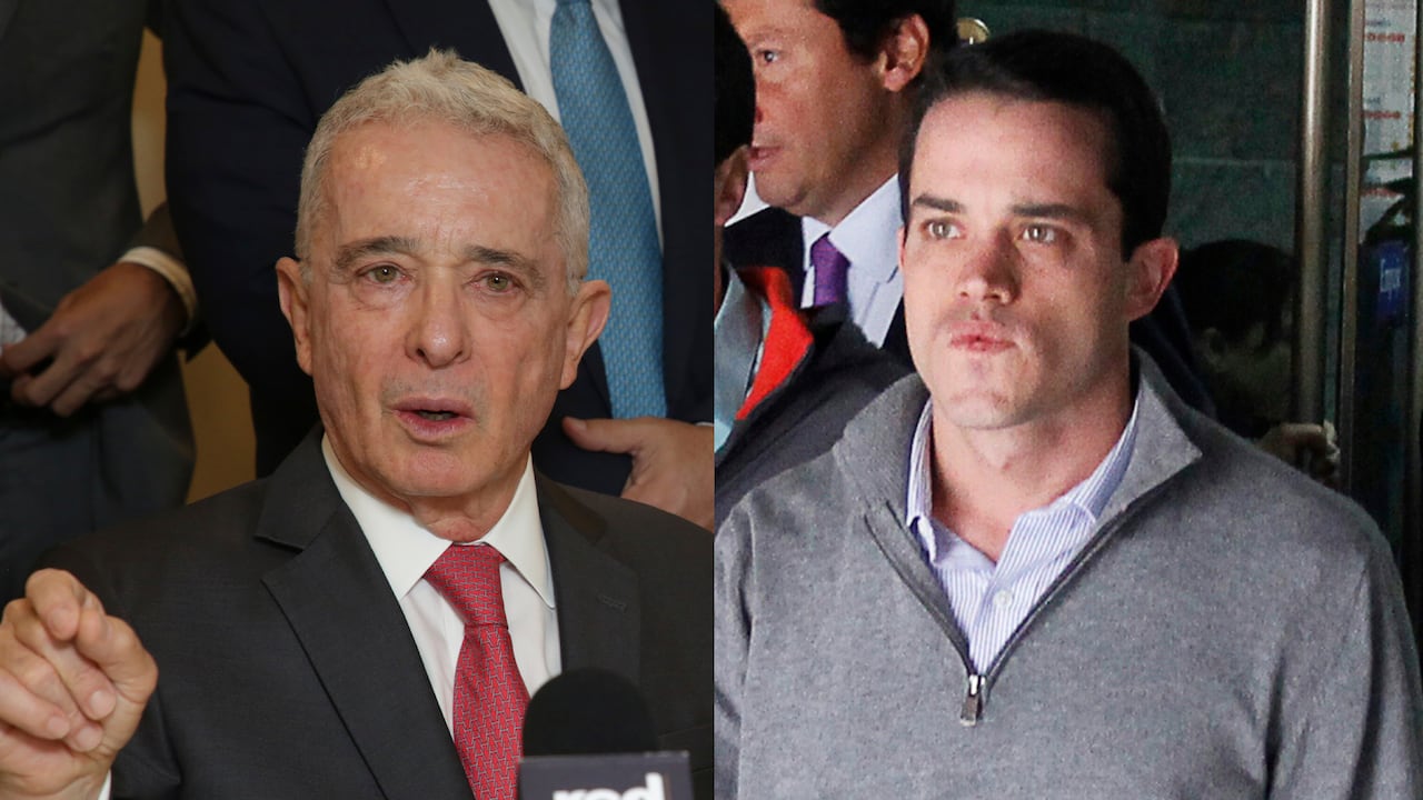 Álvaro uribe y Jerónimo Uribe