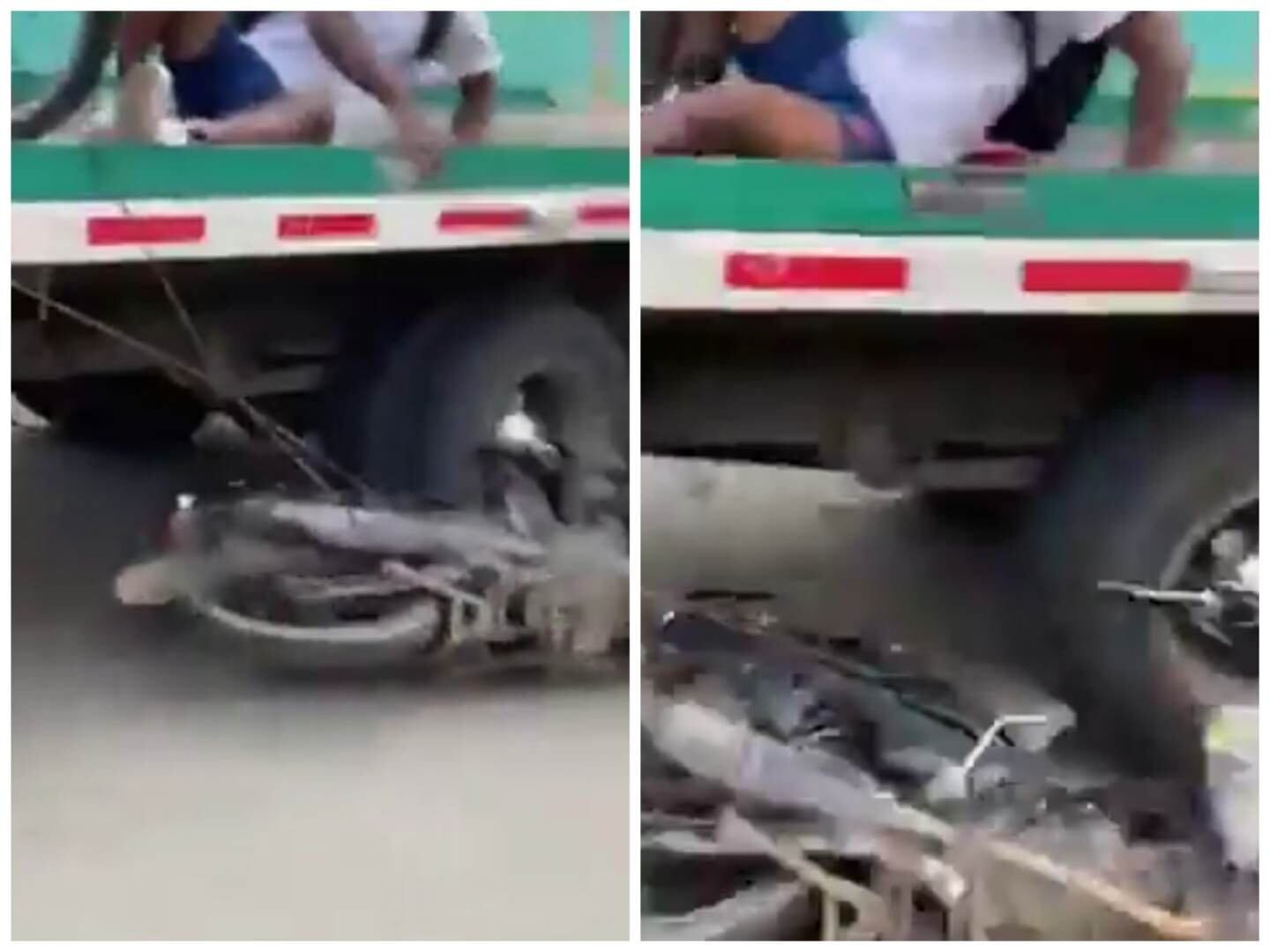 Por poco ocasionan un accidente de tránsito.