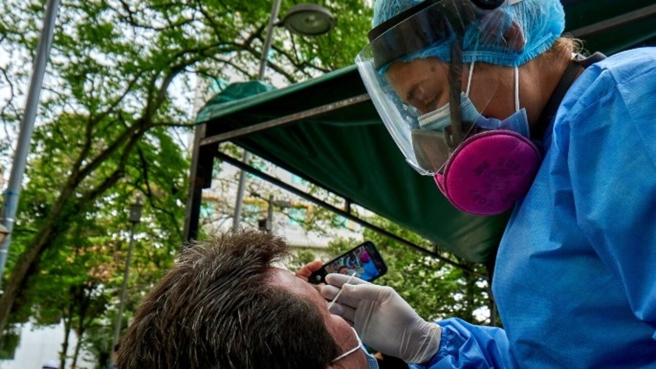 Foto de referencia de una prueba PCR tomada en Bucaramanga