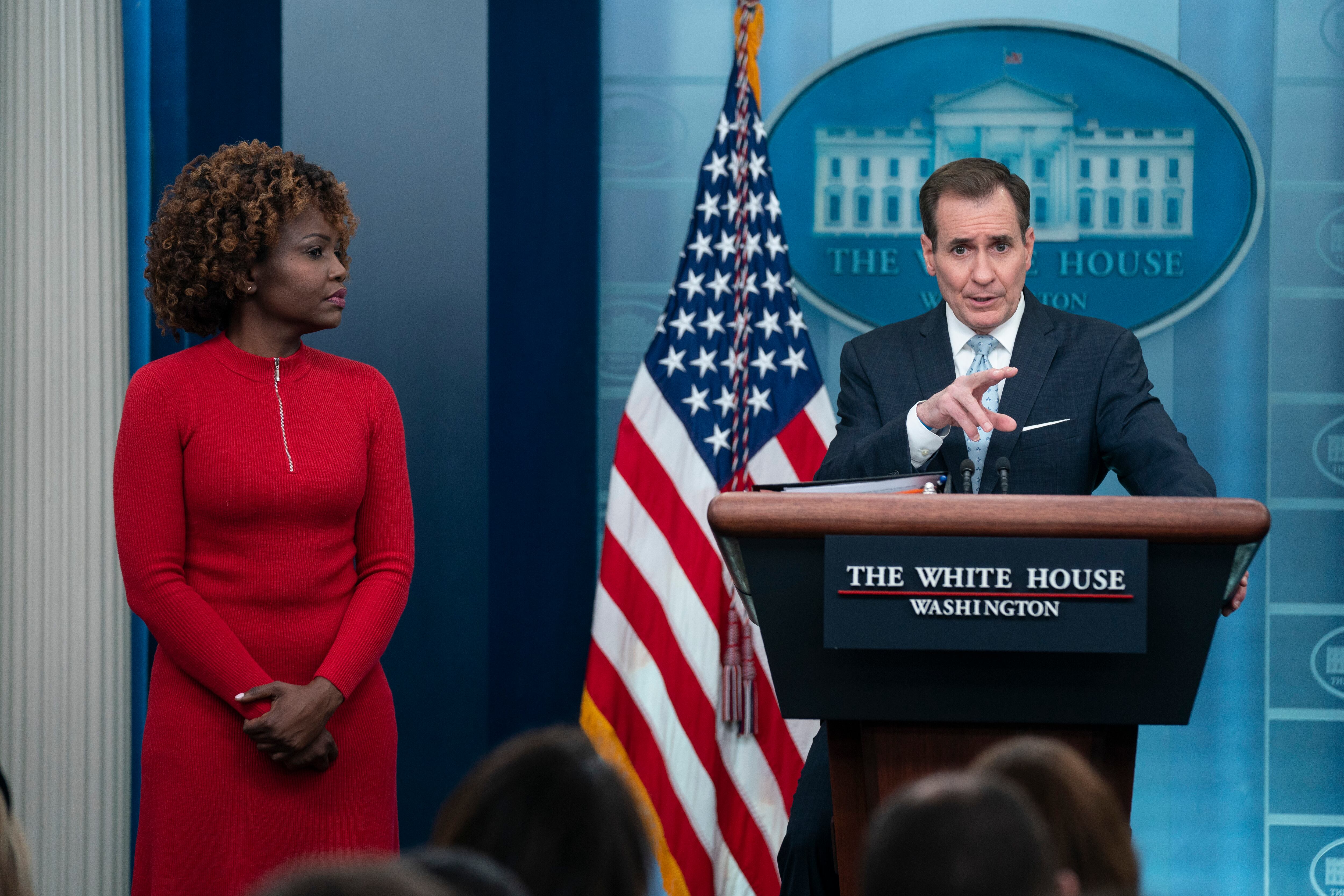 Karine Jean-Pierre, John Kirby