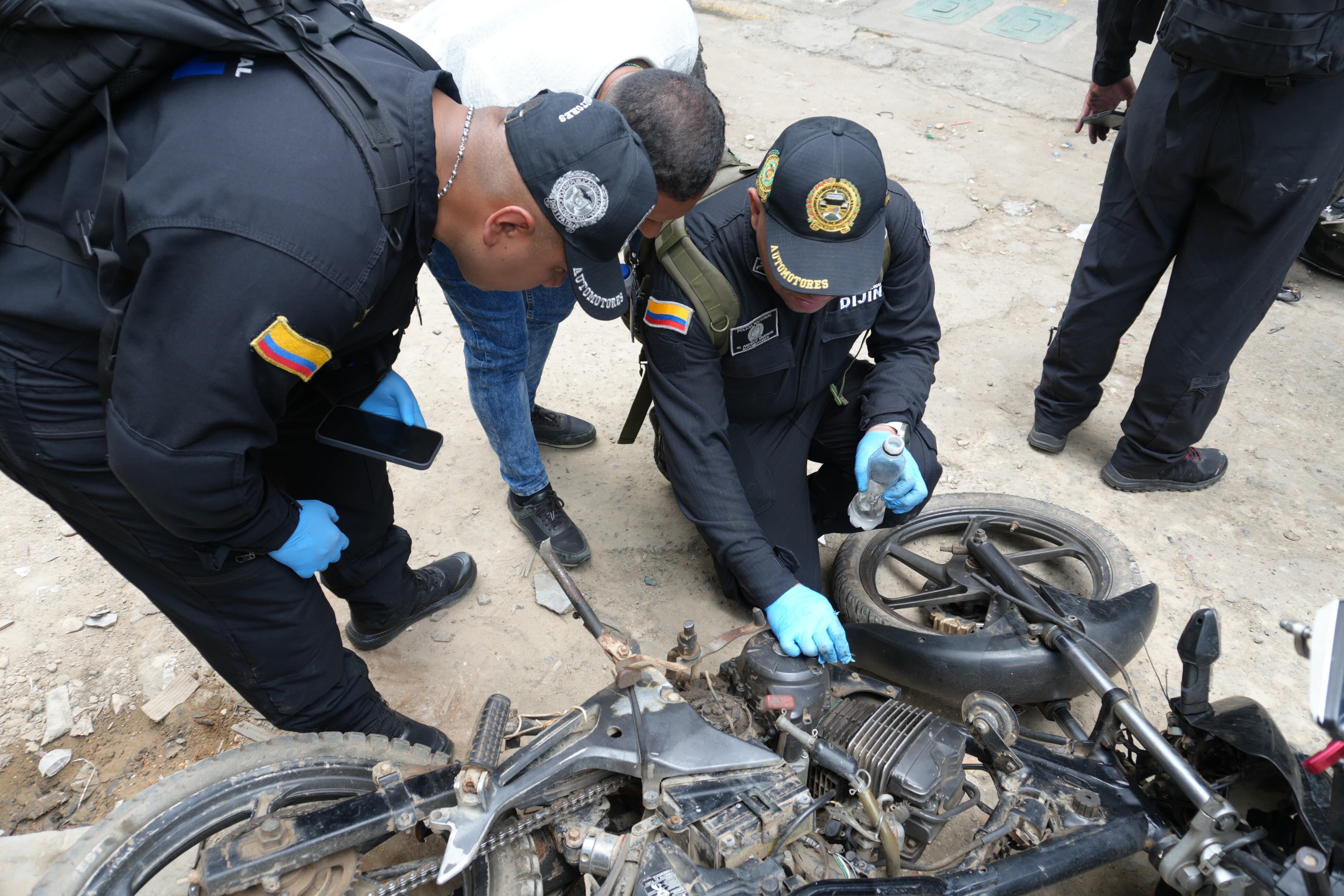 Operativo contra la venta de repuestos robados en la Favorita.