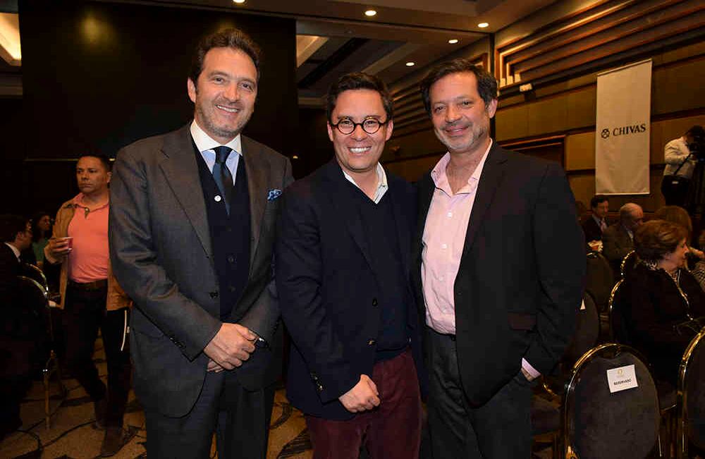 Alejandro Martín Carrizosa, Carlos Hurtado y Carlos Mejía.